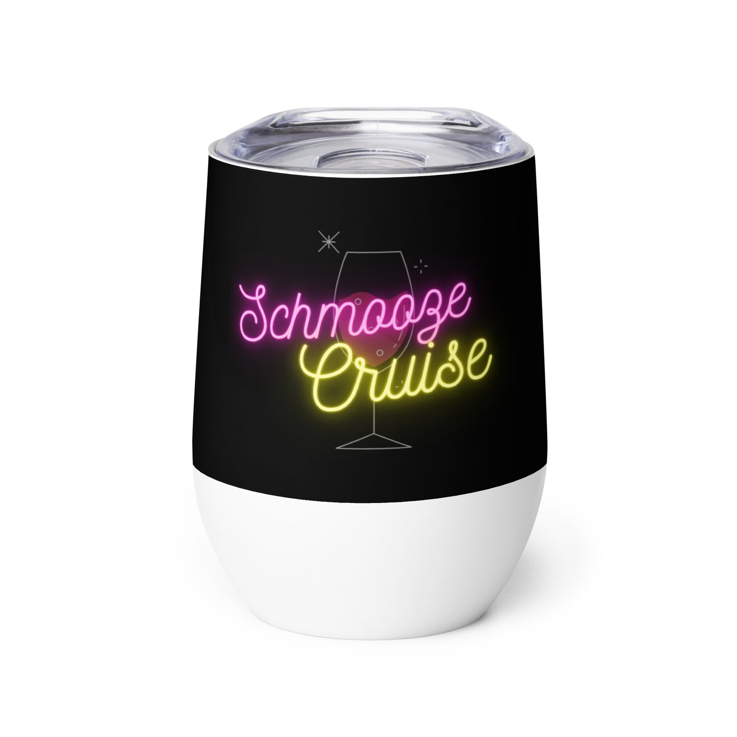 Schmooze Cruise Wine tumbler